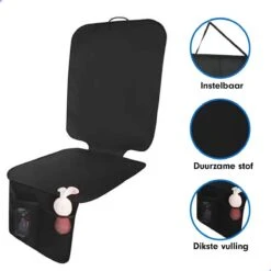 Merkloos Professor Q Autostoelhoes Autostoelbeschermer Autostoel Beschermer Zwart -Babyproducten 1200x1200 366