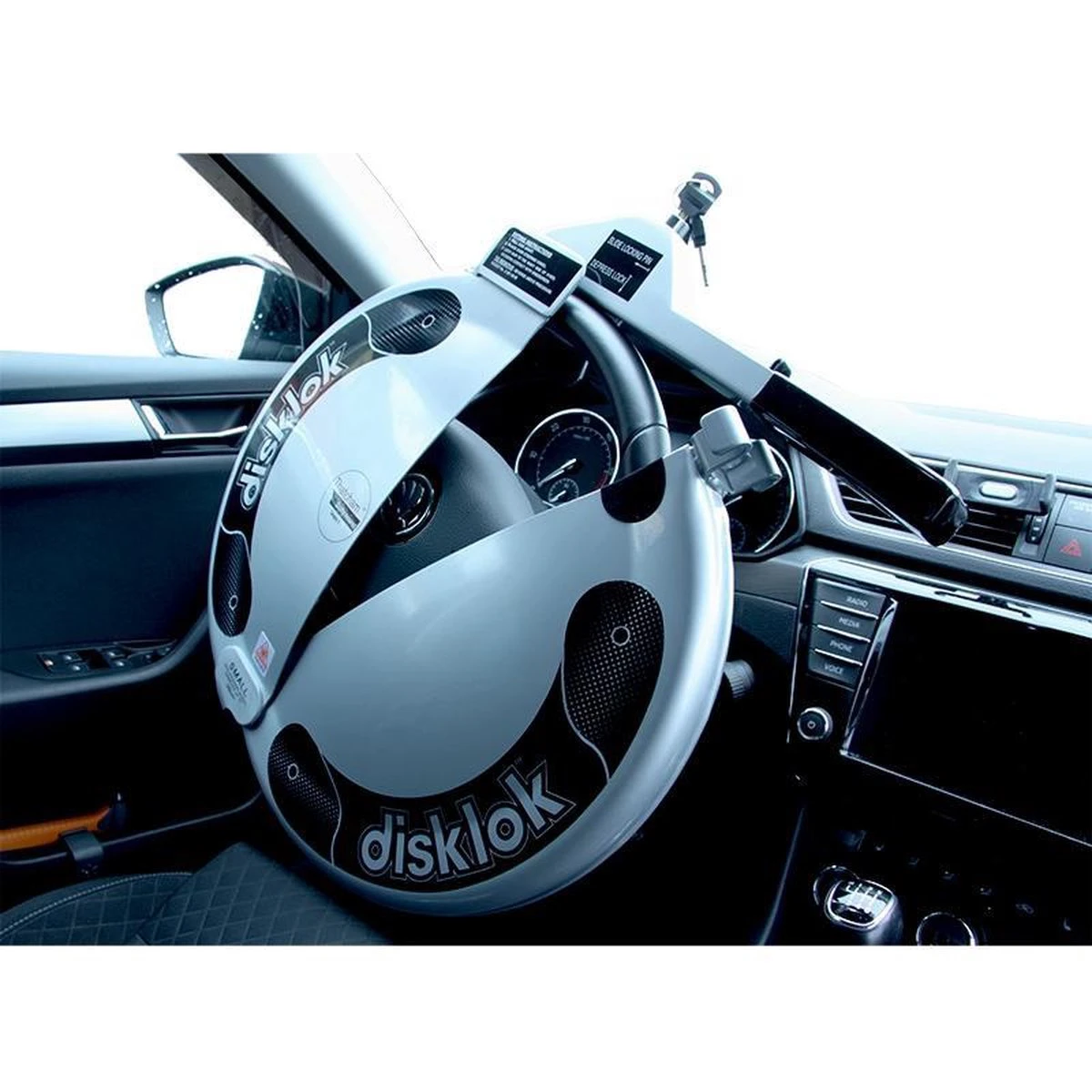 Defa Disk-Lok Stuurslot 35-39cm SCM Keur 4 Defa Disk-Lok Stuurslot 35-39cm SCM Keur - Afbeelding 2