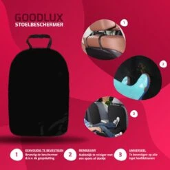Goodlux Autostoel Beschermer Achterkant – Autostoelhoes – Voorstoelbeschermer – Kick Mat – Stoelbeschermer Auto - Stoelhoes -Babyproducten 1200x1200 383