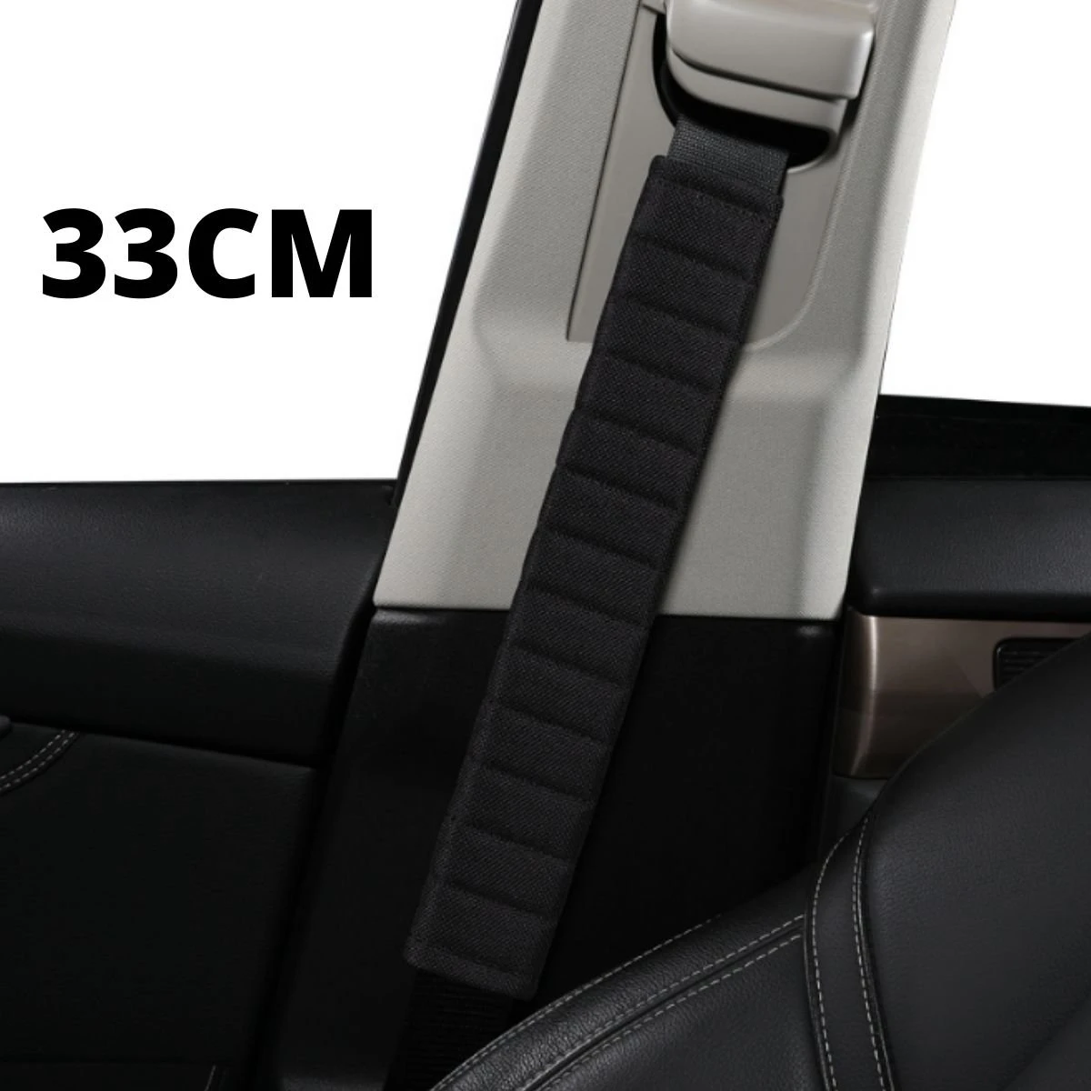 Hazlö Luxe Gordelhoezen - Extra Lang - Auto Gordel Beschermer - 33CM - Gordelkussen - Gordel Beschermer - Gordelhoes - 2 Stuks - Zwart 4 Hazlö Luxe Gordelhoezen - Extra Lang - Auto Gordel Beschermer - 33CM - Gordelkussen - Gordel Beschermer - Gordelhoes - 2 Stuks - Zwart - Afbeelding 2