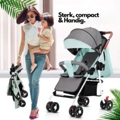 Child Supplies Buggy - Inklapbare Buggy - Baby Stroller - 3 In 1 - Kinderwagen - Grijs -Babyproducten 1200x1200 489