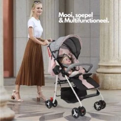 Child Supplies Buggy - Inklapbare Buggy - Baby Stroller - 3 In 1 - Kinderwagen - Grijs -Babyproducten 1200x1200 490