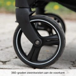 ABC Design Duo Kinderwagen Twin Circle Line - Inclusief Regenhoes - Woven Graphite -Babyproducten 1200x1200 494