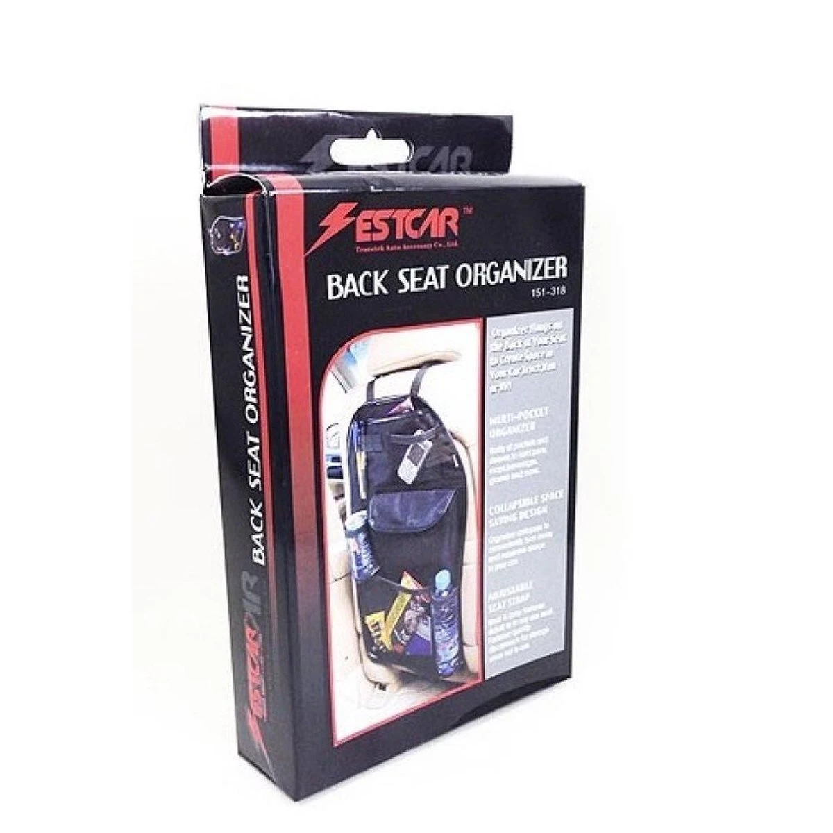 Merkloos Autostoel Organizer 7 Merkloos Autostoel Organizer - Afbeelding 5