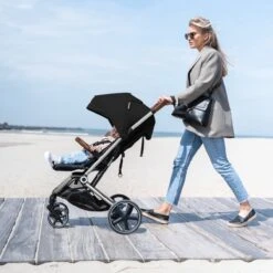 Deryan Luxe XP Buggy XL - Compact Lichtgewicht - Zwart - Aluminium Frame -Babyproducten 1200x1200 639