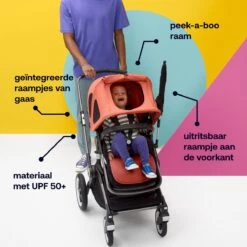 Bugaboo Fox3/Cameleon3 Breezy Zonnekap - Pine Green -Babyproducten 1200x1200 745