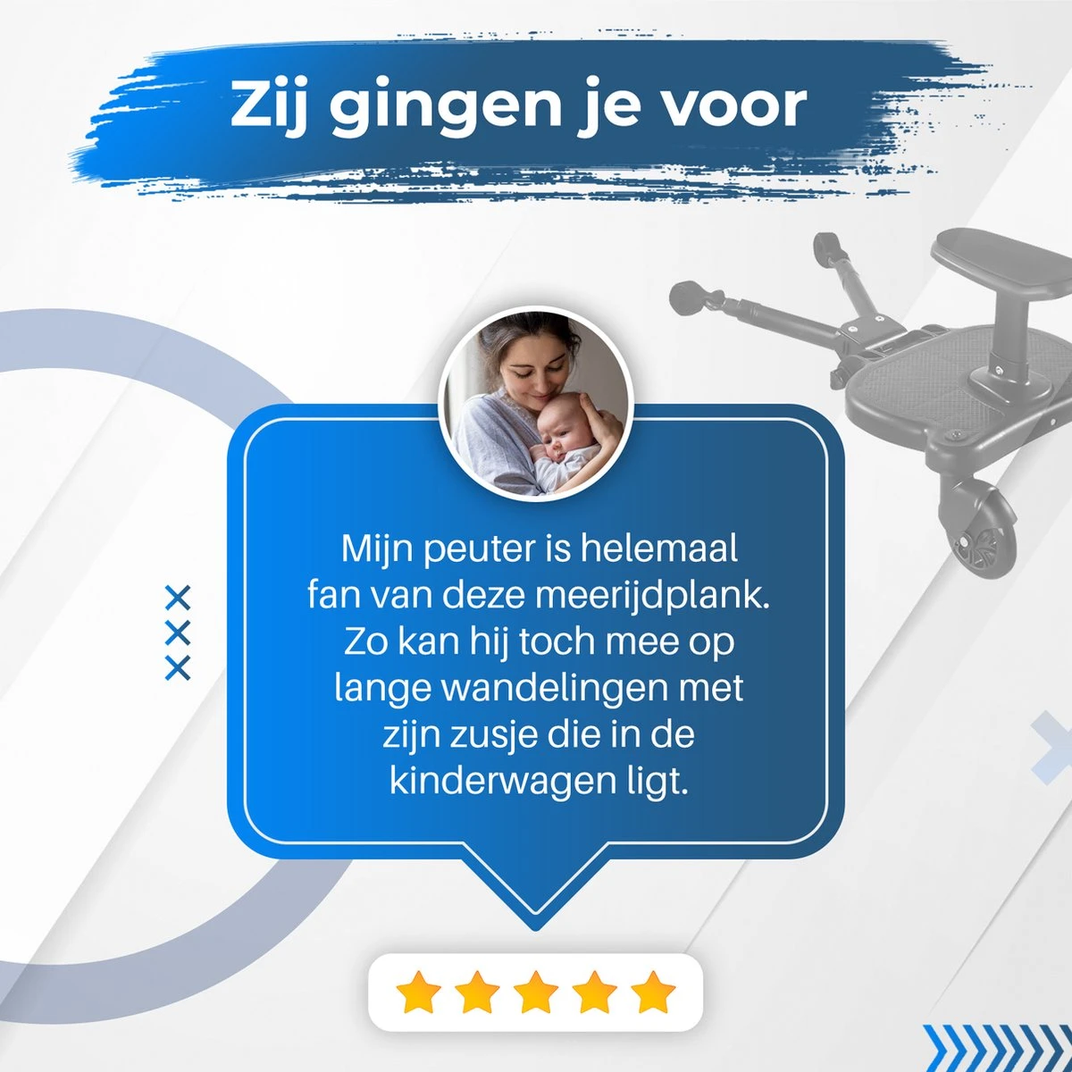 MESC Meerijdplankje Universeel Voor Buggy En Kinderwagen - Meerijdplankje Met Zitje 9 MESC Meerijdplankje Universeel Voor Buggy En Kinderwagen - Meerijdplankje Met Zitje - Afbeelding 7