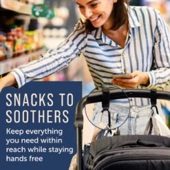 BOTC Kinderwagen Tassenhaakjes - Leer - Haakjes Voor Tassen - Set Van 2 - Leather - Extra Stevig - Buggy Haakjes - Zwart -Babyproducten 1200x1200 774