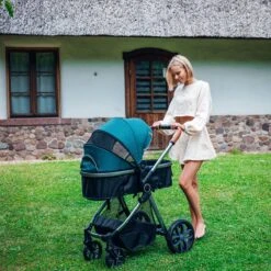 MoMi Kinderwagen - Compacte 2 In 1 Combiwagen - Limuru - Groen (geschikt Van 0-3 Jaar) -Babyproducten 1200x1200 857