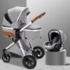 Merkloos Kinderwagen | 3 In 1 Kinderwagen | Luxe Baby Buggy 3 In 1 | Baby Wagen | Kinderwagen Met Autostoel En Wieg | Hoge Kwaliteit | Grijs | Buggy | Kinderwagen 3 In 1 | -Babyproducten 1200x1200 863