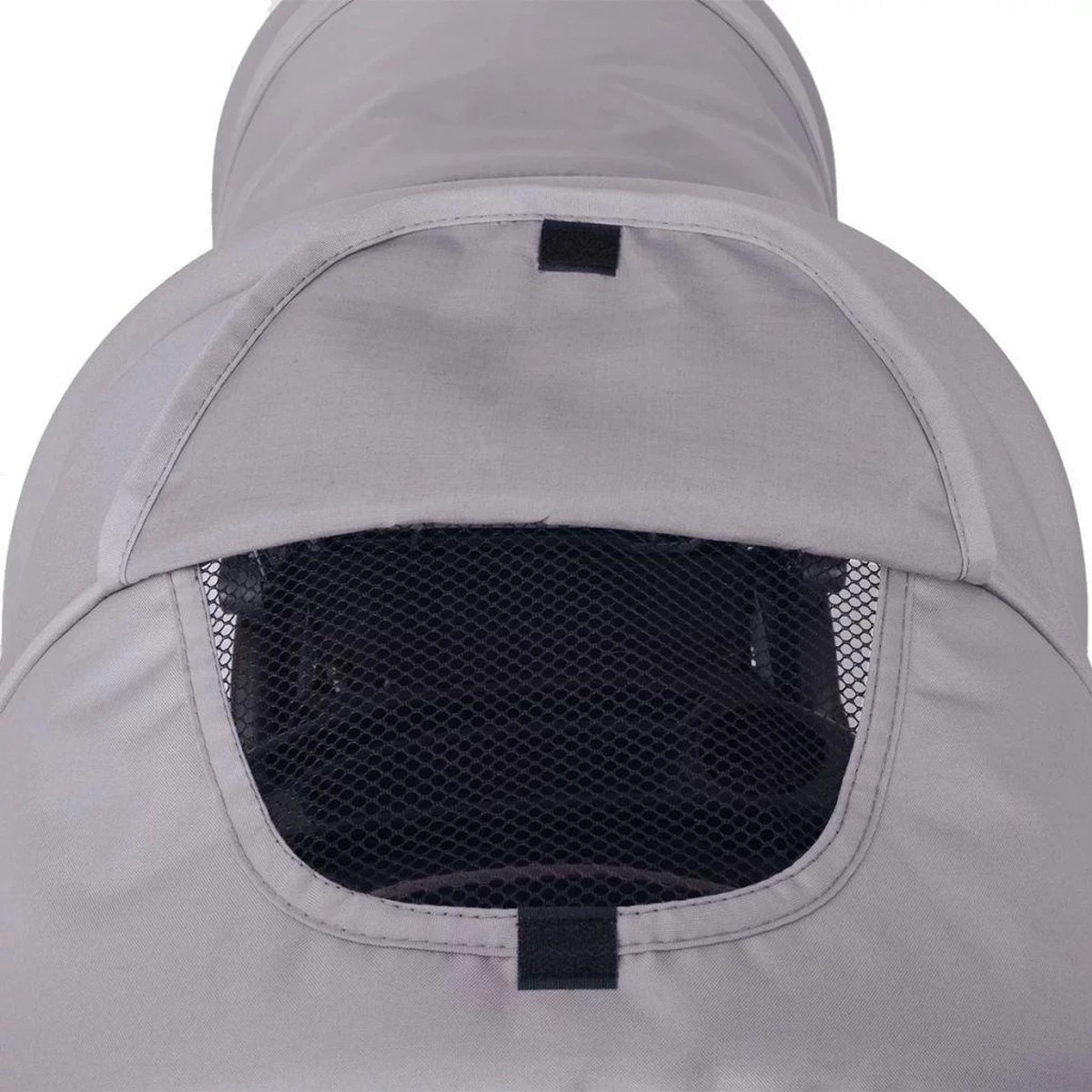 VidaXL Kinderwagen Dubbel Staal Grijs En Zwart 5 VidaXL Kinderwagen Dubbel Staal Grijs En Zwart - Afbeelding 3