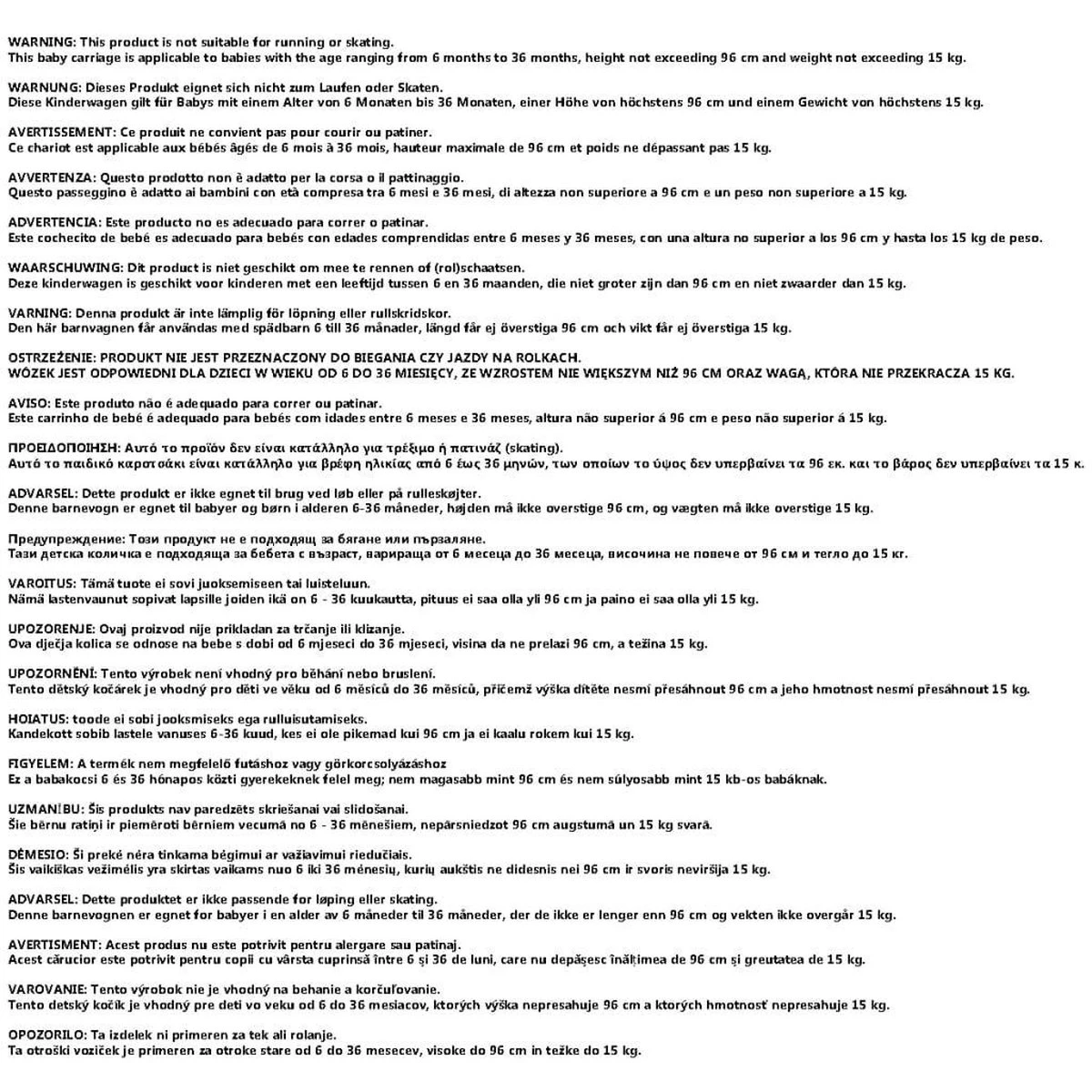 VidaXL Kinderwagen Dubbel Staal Grijs En Zwart 11 VidaXL Kinderwagen Dubbel Staal Grijs En Zwart - Afbeelding 9