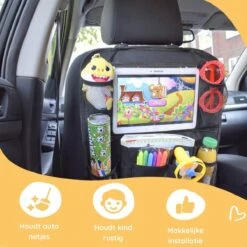 Dentools Autostoel Organizer - Ipad Houder - Opbergtas Voor In De Auto - Multifunctioneel - Kwaliteit - 1 Stuk -Babyproducten 1200x1200 9
