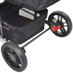 VidaXL Kinderwagen 2-in-1 Aluminium Grijs En Zwart -Babyproducten 1200x1200 948