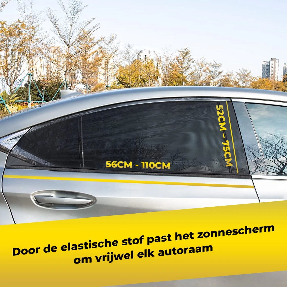 MostEssential Premium Zonnescherm Auto Baby – Zonnescherm Auto Zijruit - Zonwering Auto Voor Baby En Kind – UV Protectie - Zonder Zuignappen - Inclusief Luxe Opbergtas 7 MostEssential Premium Zonnescherm Auto Baby – Zonnescherm Auto Zijruit - Zonwering Auto Voor Baby En Kind – UV Protectie - Zonder Zuignappen - Inclusief Luxe Opbergtas - Afbeelding 5