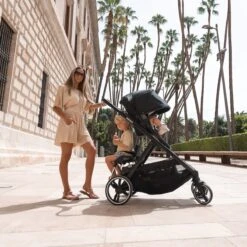 Deryan Evy Kinderwagen - Duo Kinderwagen - Uitbreidbaar - Inclusief Reiswieg - Zwart -Babyproducten 1200x1200 987