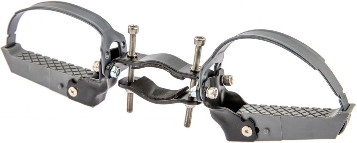 Zadel Op Buis Mirage Jantje Inclusief Voetsteunen Universeel - Zwart 6 Zadel Op Buis Mirage Jantje Inclusief Voetsteunen Universeel - Zwart - Afbeelding 4