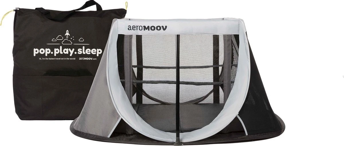 AeroMoov Instant Travel Cot Reisbed - Grey Rock 7 AeroMoov Instant Travel Cot Reisbed - Grey Rock - Afbeelding 5
