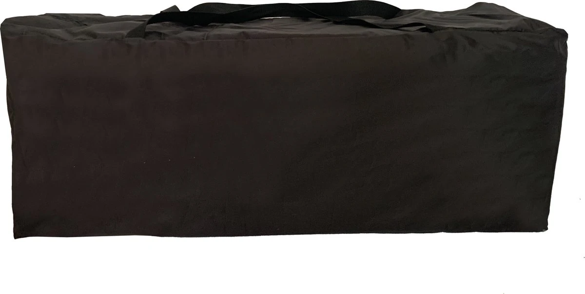 Cabino Campingbedje / Reisbed Set Inclusief Comfortabel Matras 60x120cm Zwart 6 Cabino Campingbedje / Reisbed Set Inclusief Comfortabel Matras 60x120cm Zwart - Afbeelding 4