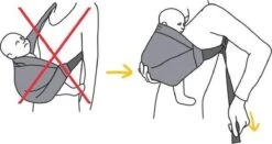 Minimonkey Mini Sling Wit - Klein En Fijn -Babyproducten 1200x638