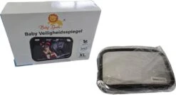 Autospiegel Baby 360° Verstelbaar Voor Hoofdsteun Autostoel -Achteruitkijkspiegel - Achterbankspiegel Kinderen -Baby Veiligheid Accessoires - Zwart -Babyproducten 1200x652