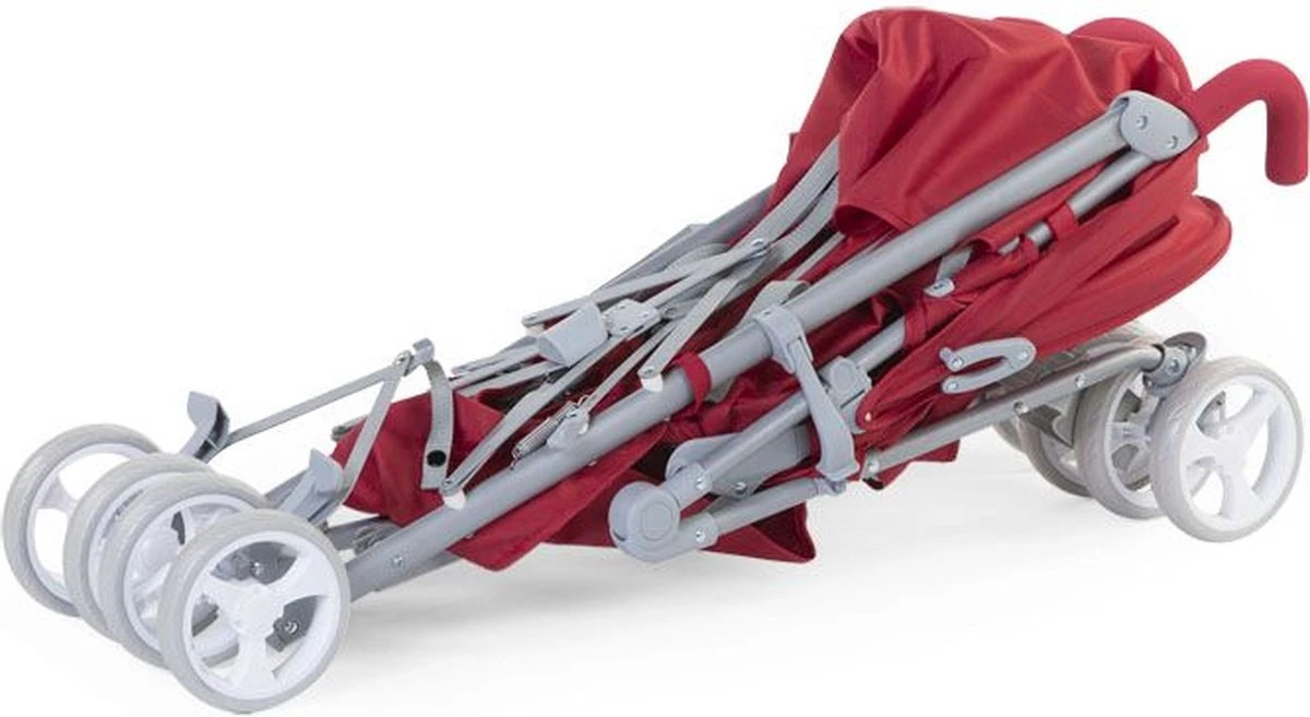 Buggy Childhome Retro Rood/Wit Streep 7 Buggy Childhome Retro Rood/Wit Streep - Afbeelding 5