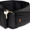 EVE Kids Heupdrager - Baby En Peuter - Heupzitje - Draagzak - Zwart Leer -Babyproducten 1200x662 2