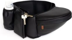 EVE Kids Heupdrager - Baby En Peuter - Heupzitje - Draagzak - Zwart Leer