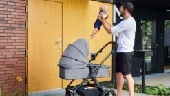 Kinderkraft B-Tour Ash Grey 3-in-1 Combi Kinderwagen Incl. Autostoel KSBTOU00DGR3000 -Babyproducten 1200x675 6