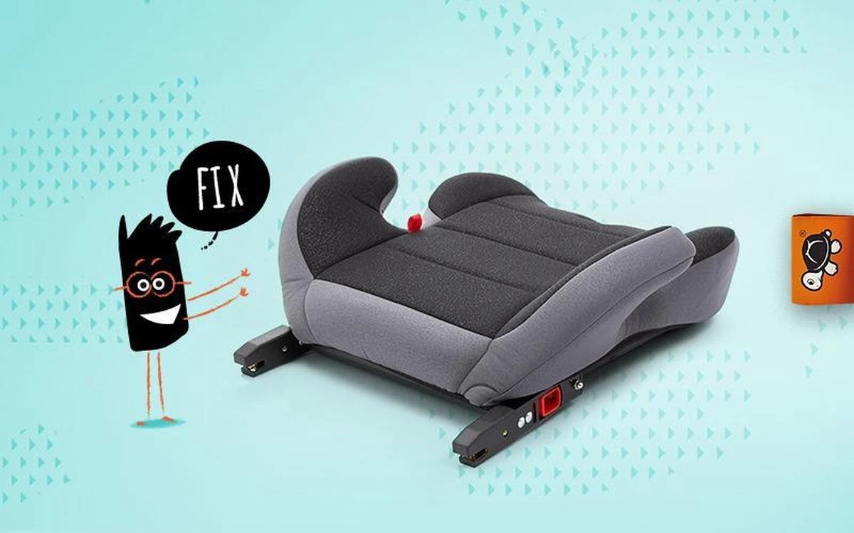 Babyauto Zitverhoger Vista Fix Booster Groep 3 Isofix Stoelverhoger - Grijs 12 Babyauto Zitverhoger Vista Fix Booster Groep 3 Isofix Stoelverhoger - Grijs - Afbeelding 10