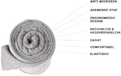 Ergonomische Rekbare Baby Draagdoek Van Katoen Om Te Knopen -Licht Grijs - Babywrap - Draagdoeken - Babydrager - Buikdrager – Rugdrager – Heupdrager - Baby Sling – Baby Carrier – Draagzak - Baby Wrap Sling - Draagdoek – Handleiding - Gratis Slabbetje -Babyproducten 1200x757 2