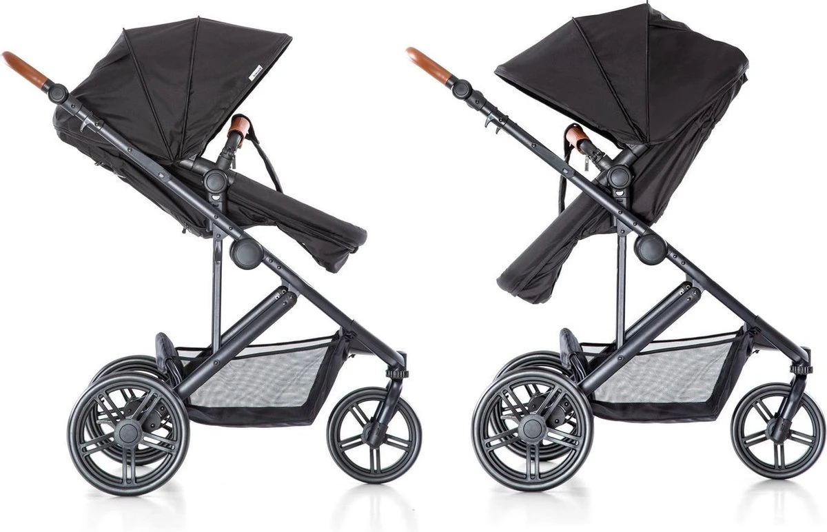 Hauck Pacific 3 Shop N Drive Kinderwagen - Caviar 11 Hauck Pacific 3 Shop N Drive Kinderwagen - Caviar - Afbeelding 9