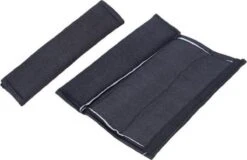 Merkloos Gordelbeschermer - Gordelhoes - Gordelbeschermhoes - Extra Zacht Gordelkussen Voor Kinderen - Gordelhoezen - Zwart 1st