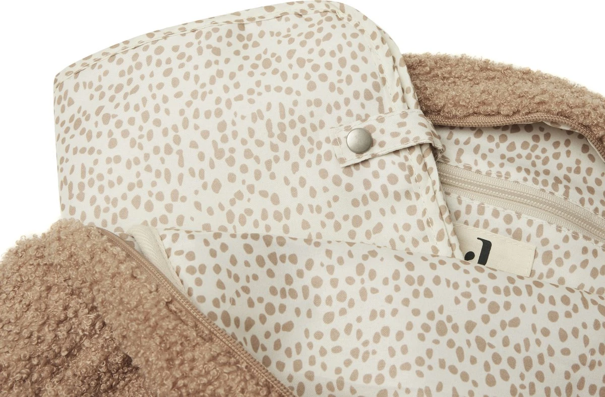 Jollein Luiertas Rugzak Boucle - Biscuit 11 Jollein Luiertas Rugzak Boucle - Biscuit - Afbeelding 9