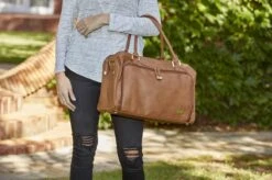 Grote Luiertas Double Zip Satchel Chestnut Redwood - Kunstleer - 42 Cm Breed 20 Grote Luiertas Double Zip Satchel Chestnut Redwood - Kunstleer - 42 Cm Breed -Babyproducten 1200x799 66