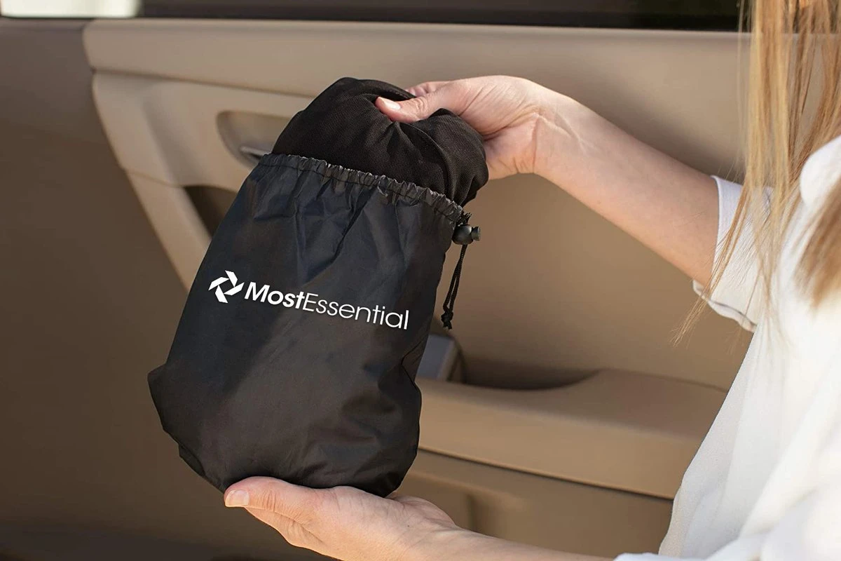 MostEssential Premium Zonnescherm Auto Baby – Zonnescherm Auto Zijruit - Zonwering Auto Voor Baby En Kind – UV Protectie - Zonder Zuignappen - Inclusief Luxe Opbergtas 11 MostEssential Premium Zonnescherm Auto Baby – Zonnescherm Auto Zijruit - Zonwering Auto Voor Baby En Kind – UV Protectie - Zonder Zuignappen - Inclusief Luxe Opbergtas - Afbeelding 9