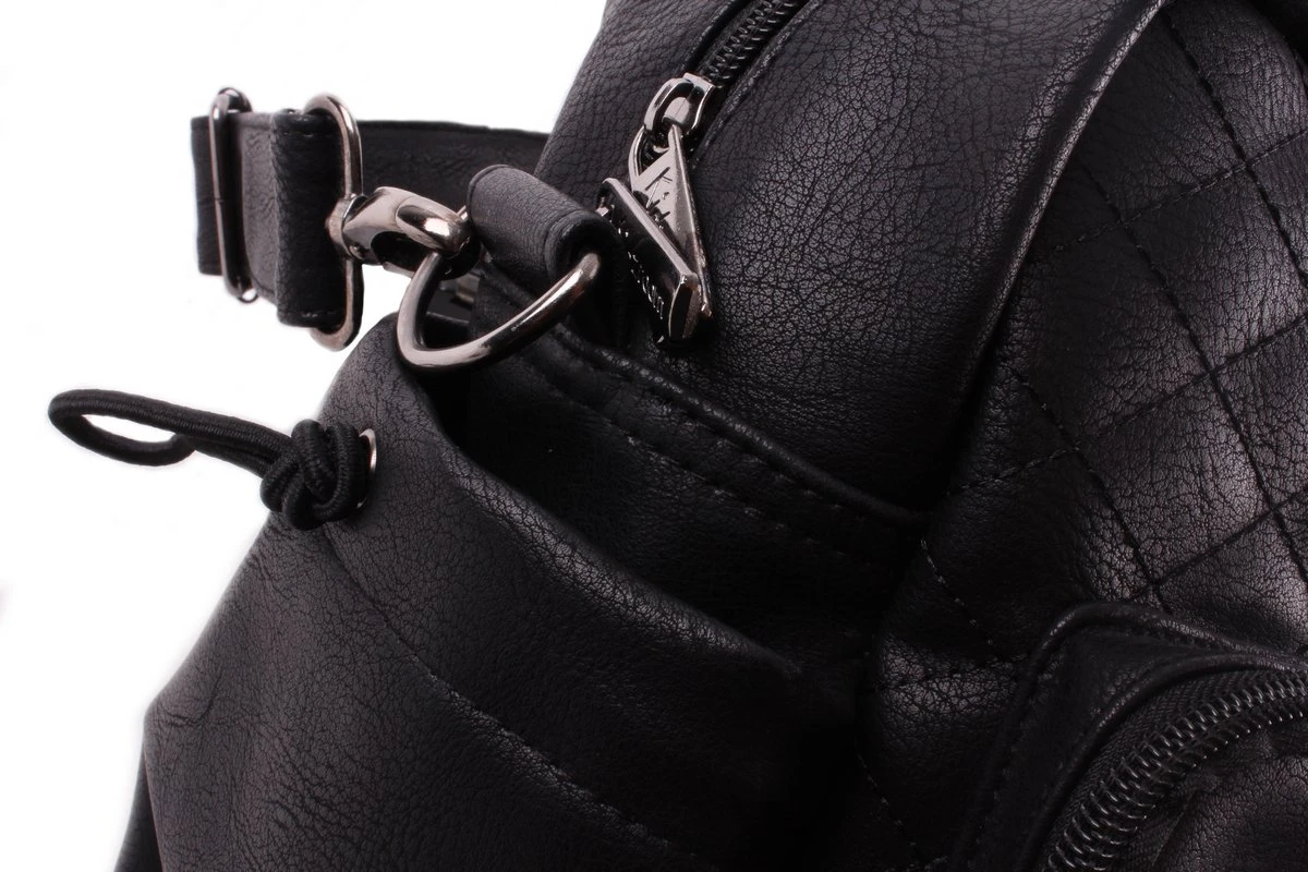 Kidzroom Vision Of Love Luiertas - Zwart - Verschoonmatje - Verstelbare Schouderband 6 Kidzroom Vision Of Love Luiertas - Zwart - Verschoonmatje - Verstelbare Schouderband - Afbeelding 4