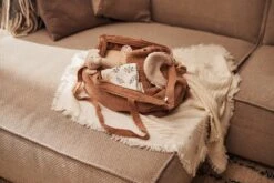 Jollein Shopper Embroidery - Biscuit -Babyproducten 1200x800 220