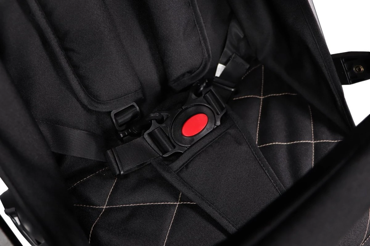 Ding Vivo Wandelwagen - Zwart - Inklapbare Buggy - Inclusief Boodschappenmandje En Zonnekap 14 Ding Vivo Wandelwagen - Zwart - Inklapbare Buggy - Inclusief Boodschappenmandje En Zonnekap - Afbeelding 12