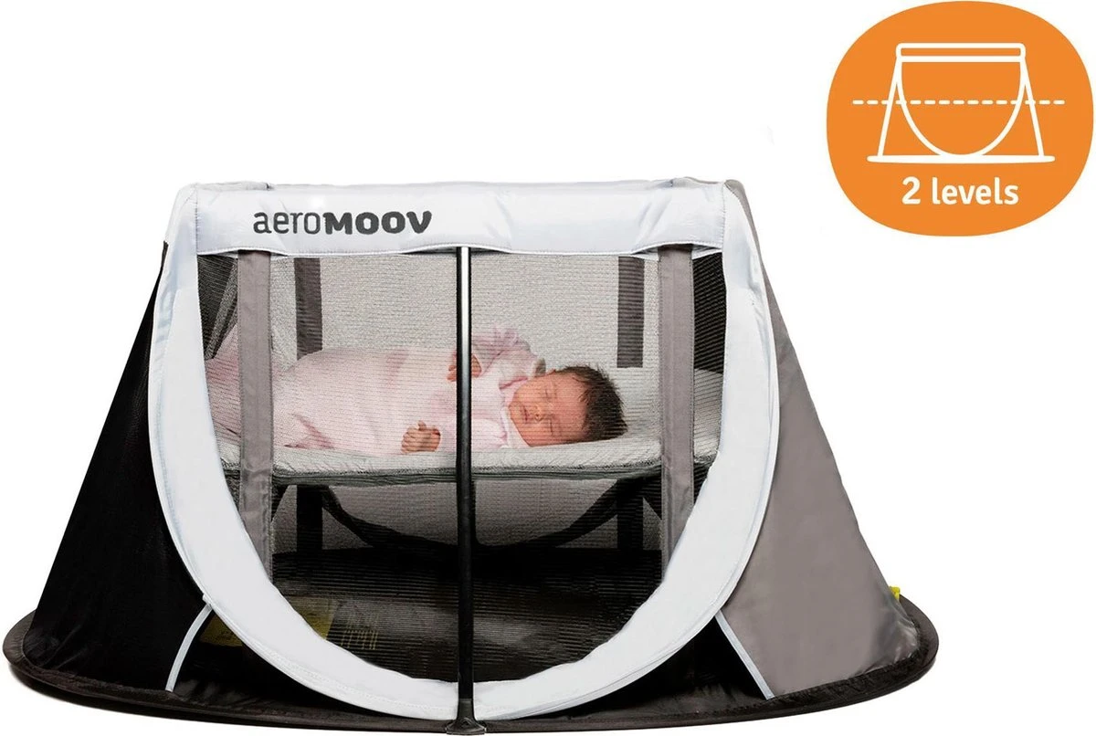 AeroMoov Instant Travel Cot Reisbed - Grey Rock 9 AeroMoov Instant Travel Cot Reisbed - Grey Rock - Afbeelding 7