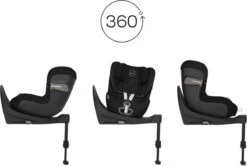Cybex Sirona SX2 I-Size Autostoel Incl. ISOFIX Base - Moon Black -Babyproducten 1200x808 1