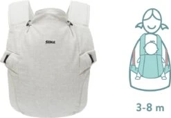 Fillikid Premium Draagzak - 2 In 1 - Ergonomisch - EU Gecertificeerd - Natural Sand - Ontworpen Met Draagconsulent -Babyproducten 1200x826 1