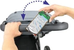 Dooky Telefoonhouder Smartphone Telefoon Houder 360* Rotatie Universeel Kinderwagen Fiets Zwart -Babyproducten 1200x828