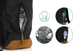 Fillikid Luiertas Rugzak - Met Verschoonmatje - Multifunctioneel - Zwart -Babyproducten 1200x832 1