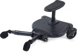 Merkloos Meerijdplankje - Kinderwagen - Buggy - KANT EN KLAAR - Al In Elkaar Gezet! - Met Zitje Voor Uw Kind - Zwart -Babyproducten 1200x833 2