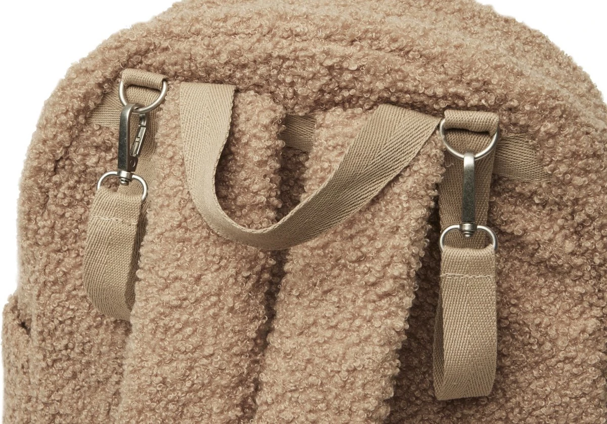 Jollein Luiertas Rugzak Boucle - Biscuit 6 Jollein Luiertas Rugzak Boucle - Biscuit - Afbeelding 4