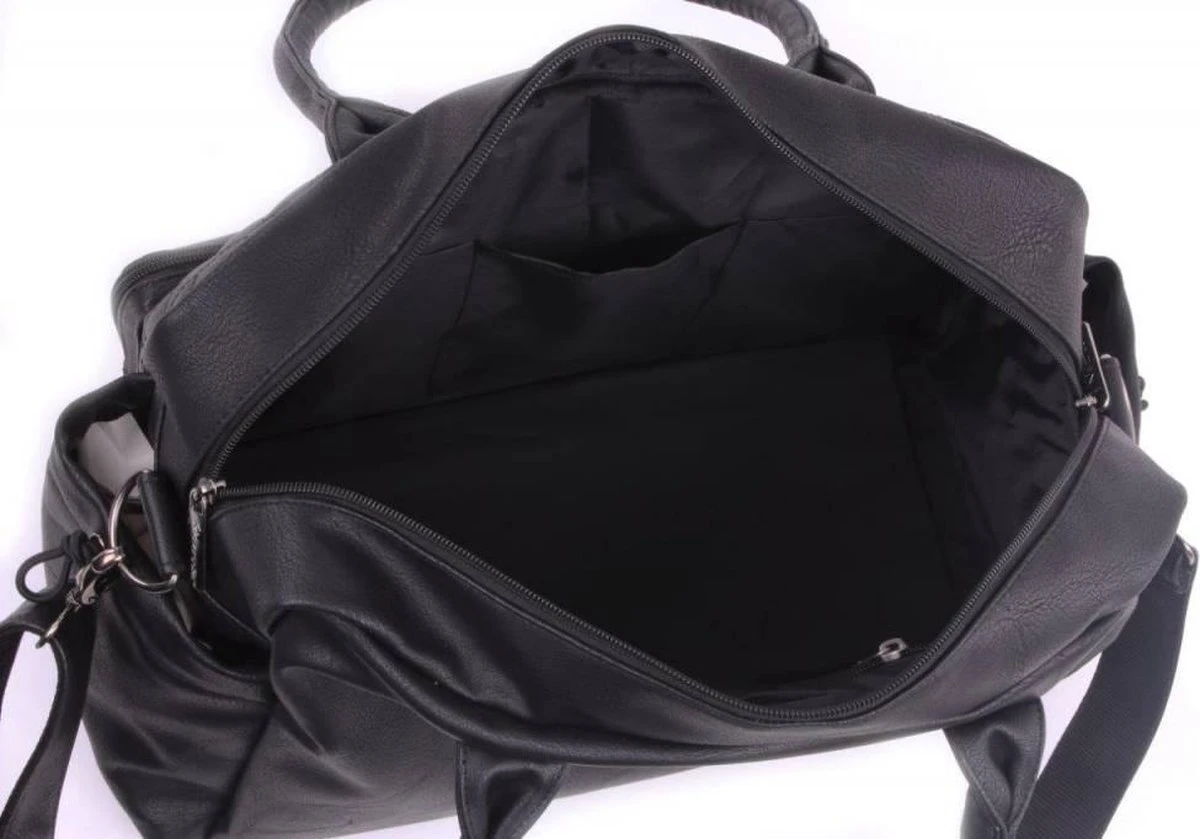 Kidzroom Vision Of Love Luiertas - Zwart - Verschoonmatje - Verstelbare Schouderband 21 Kidzroom Vision Of Love Luiertas - Zwart - Verschoonmatje - Verstelbare Schouderband - Afbeelding 19