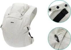 Fillikid Premium Draagzak - 2 In 1 - Ergonomisch - EU Gecertificeerd - Natural Sand - Ontworpen Met Draagconsulent -Babyproducten 1200x856 1