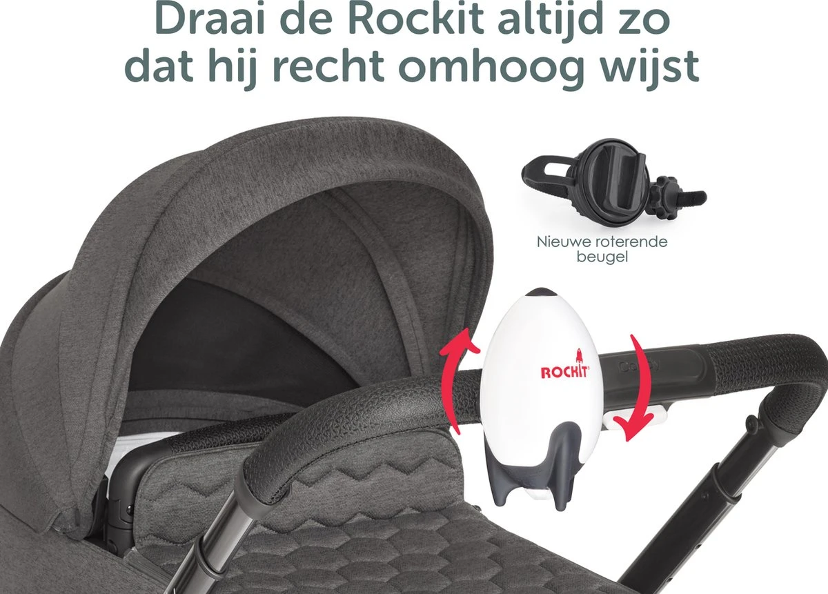 Nieuwe Draaibare Montage Beugel Rockit Baby Rocker | Past Op Oud (4 AA Batterij) En Nieuw Model Rockit (oplaadbaar) | Draaibaar | Sterker | Betere Montage | 5 Nieuwe Draaibare Montage Beugel Rockit Baby Rocker | Past Op Oud (4 AA Batterij) En Nieuw Model Rockit (oplaadbaar) | Draaibaar | Sterker | Betere Montage | - Afbeelding 3