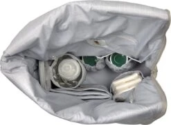 LÄSSIG Luiertas Rolltop Backpack Rugzak Incl Verschoningsmatje Choco Mélange Limited Edition -Babyproducten 1200x880 1